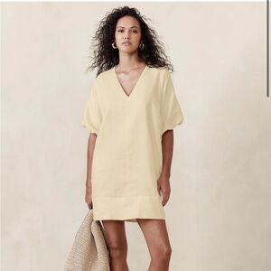 Banana Republic linen dress 2024. Size medium.